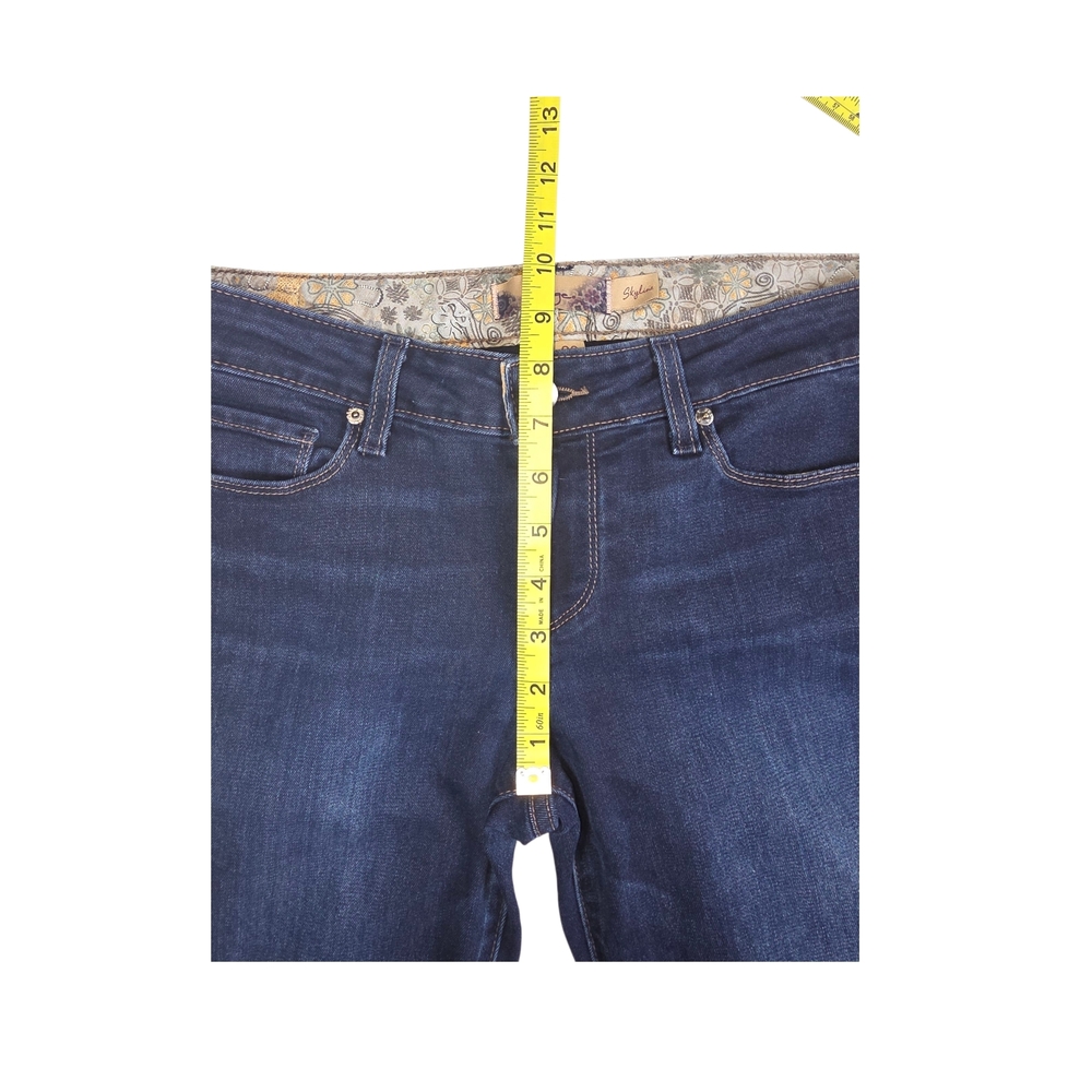 Paige Dark Wash Skinny Jeans - Picture 7 of 8